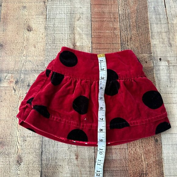 The Childrens Place Baby Girls 6-9M Red Polka Dot Skirt with Bloomers - Picture 2 of 6